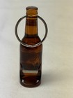 Vintage Bud Light Beer Bottle Shaped Keychain Opener Brown 2 5 