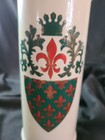 Vintage    old Fitzgerald    Kentucky Bourbon Whiskey Bottle Decanter Coat Of Arms