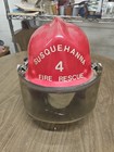 Vintage Cairns   Brother Firefighter Red Helmet Model Susquehanna Pa 720