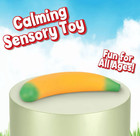 Sunny Days Squeeezy Banana  Jumbo Squishy  Brand New  Yellow And Green