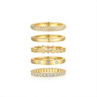 1gold Ring - A Fashionable Men   s And Women   s Ring And Jewelry Piece Set With Moi