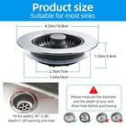 3 In 1 Kitchen Sink Drain Strainer   kitchen Sink Stopper With Anticlogging Bas   