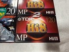 Lot Of 4 Tdk Hi8 Mp 120 Blank Cassette Camcorder Videotape 8mm