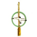 Vintage Figural Bird In Flight Brooch -  Enamel   Gold Toned Metal