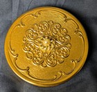 Max Factor Faux Pearl Gold Tone Lipstick Holder Case Compact Vintage Mcm 1950s 