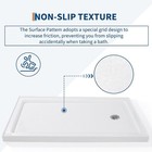 60 wx32 d Modern Shower Base Rectangle Glossy White Slip Resistant Shower Base