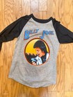 Vintage 1982 Billy Joel A Tour Behind The Nylon Curtain Raglan Shirt Size Small