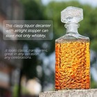 Whiskey Decanter Glass Crystal Liquor Scotch Vodka Bourbon Bottle Vintage Gift