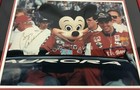 Vintage Framed Indy Car Indianapolis 500 Buzz Calkins Mickey Mouse Signed Photo
