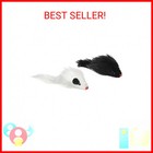 Spot Twin Plush Mice Cat Toy- Rattle And Catnip Toy For Indoor Cats And Kittens 