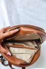 Michael Kors Adina Medium Backpack   Signature Logo Brown Pvc   Leather
