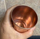 2 Cups Genuine 100  Copper Water Drink Mug Pure Solid Ship From Usa To Usa