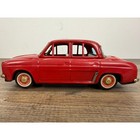 Vintage Bandai Renault Dauphine 4 Door Red Tin Friction Toy Car Japan