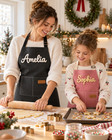 Personalized Apron Custom Name Cooking Baking Apron For Adults Kids Mom   Me