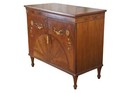 Antique Adams Style Neoclassical Satinwood Buffet Server  Sideboard Console 40 