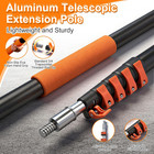 5-20ft Telescopic Extension Pole  Flip-lock   Screw Dual Locking Extendable Pole