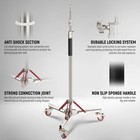 Neewer  10ft Heavy Duty Air Cushioned Light Stand With Casters Stainless Tripod