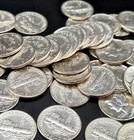 Lot Of 25 - Mercury Dimes Au Almost Uncirculated 90  Silver 10c Pds Free Ship  