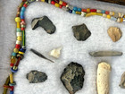 Native American Indian Artifacts Arrowhead - Jewelry Beads Museum Collection