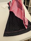 Womens Traditional German Octoberfest Dirndl With Gingham Apron   Charms 4 New