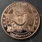 Aliens  we ll Be Back  1 Oz  999 Copper Round Coin Ufo 1 Oz
