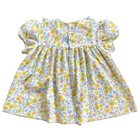 Vintage 70s Toddler s Children s Floral Ruffle Puff Sleeve Dress