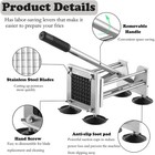 French Fry Cutter   professional Stainless Steel Potato Cutter    Press Fries With 1