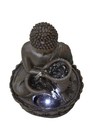 14  H Indoor Buddha Fountain W led Light Tabletop Water Fountain Home Decor