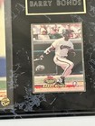 Authentic 1993 Barry Bonds San Francisco Giants Signed 8x10 Plaque With Coa