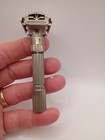 Vintage Gillette D4 Fatboy Adjustable Safety Razor 1958 Double Edge 