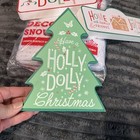 Dolly Parton 3 Pc Holly Dolly Plaques W snow Sheet Country Christmas Lot C