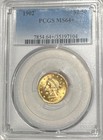 1902  2 50 Gold Quarter Eagle  Pcgs Ms64   rare Pcgs Upgrade 