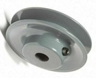 V-belt Motor Pulley 1 2  Bore X 3-1 2  Diameter Set Screw Cast Iron Fixed Bore