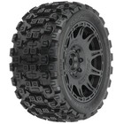Pro-line 1 6 Badlands Mx57 F r Tires Mtd On Raid 8x48 24mm Hex Wheels Bk  4 