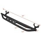 6 7  Tri-tube Nerf Bars Running Boards Black Powder Coated Steel 2 Door Smt10556
