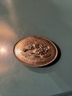 Vintage Mr 112 Mexico Sterling Silver 3 Horse Heads Western Rodeo Belt Buckle