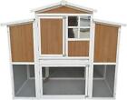 59  Backyard Wood Chicken Coop Hen House 4 Nesting Box   Run New