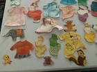 Huge Lot Of Vintage Antique Paper Dolls   Clothes  52 Pieces