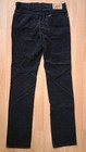 Vintage Lee Black Corduroy Pants Usa Made Straight Bootcut 33x36 Union Label