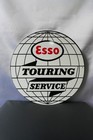 Esso Touring Service     Globe Edition Vintage Metal Sign     50 Cm  19 7    