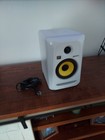 Single Krk Rokit Powered 5 G3 100w Studio Monitor Speaker White 2-way No Sound  