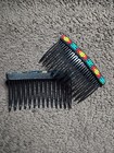 Native American Hand Beaded Hair Comb Set By Jean