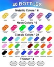 Airbrush Paint  36 Colors With 4 Thinner Airbrush Paint Set  Water-based Air    