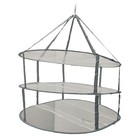 3tiers Folded Mesh Clothes Hanging Dryer Large Sweater Drying Rack Clothesnet