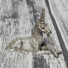 Vintage Pewter Lying Unicorn Figurine Mythical Creature Unicorn Spoontiques 80s