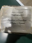 Vintage Silver-plated Victorian Style Buffet Caddies 3 Pc Set Original Box