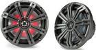 Kicker 45km654l Marine boat 6 5 2way Led light Speakers Charcoal   White Grilles