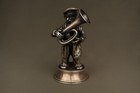 Vintage Spanish 916 Sterling Silver Musician Statue Tuba Player Figure