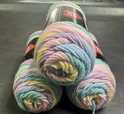 Red Heart Super Saver Baby Rainbow 3 Pack  5 Oz Each Skein  Total 15 Oz