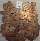 100  Assorted Pressed Elongated Pennies From Washington Dc See Description